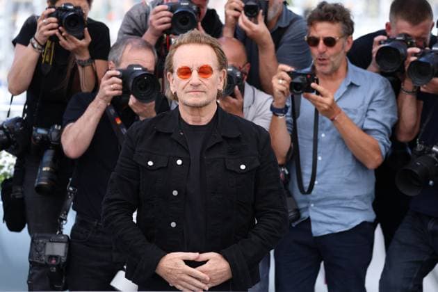 Cannes Bono Stories Of Surrender Photocall Bono posing at the photocall for Bono: Stories of Surrender (Special Screening) in Cannes, France on May 17, 2025, as part of the Cannes Film Festival. Photo by Jerome Domine ABACAPRESS.COM Cannes France  Copyright: xDominexJerome ABACAx