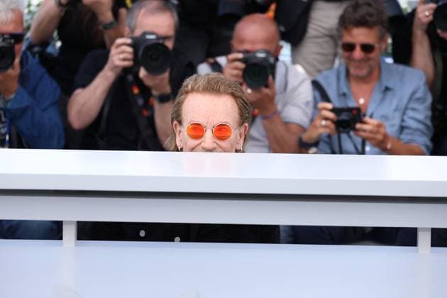 Cannes Bono Stories Of Surrender Photocall Bono posing at the photocall for Bono: Stories of Surrender (Special Screening) in Cannes, France on May 17, 2025, as part of the Cannes Film Festival. Photo by Jerome Domine ABACAPRESS.COM Cannes France  Copyright: xDominexJerome ABACAx