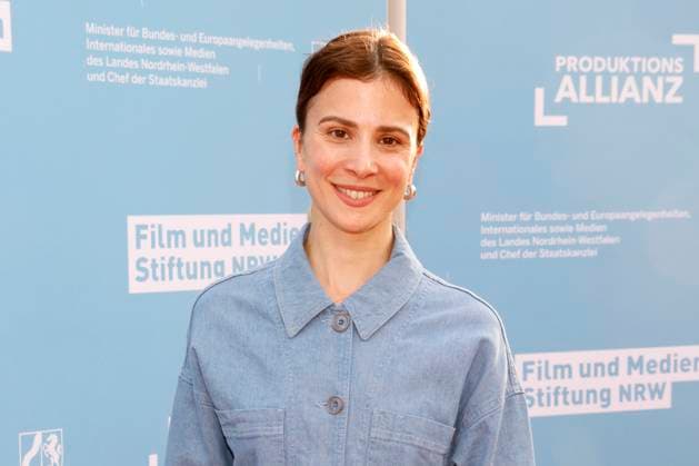 Aylin Tezel at the reception hosted by the state government of North Rhine-Westphalia, the Film und Medienstiftung NRW and the Production Alliance on the occasion of the 78th Cannes International Film Festival at the Vilebrequin La Plage Ondine Restaurant Beach Club Cannes, 16 05 2025 Foto:xK.xKriegerx xFuturexImagex nrw_5509