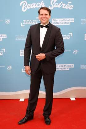 Pierre Kiwitt at the reception hosted by the state government of North Rhine-Westphalia, the Film und Medienstiftung NRW and the Production Alliance on the occasion of the 78th Cannes International Film Festival at the Vilebrequin La Plage Ondine Restaurant Beach Club Cannes, 16 05 2025 Foto:xK.xKriegerx xFuturexImagex nrw_5533