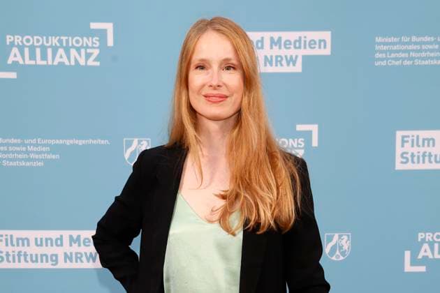Odine Johne at the reception hosted by the state government of North Rhine-Westphalia, the Film und Medienstiftung NRW and the Production Alliance on the occasion of the 78th Cannes International Film Festival at the Vilebrequin La Plage Ondine Restaurant Beach Club Cannes, 16 05 2025 Foto:xK.xKriegerx xFuturexImagex nrw_5543