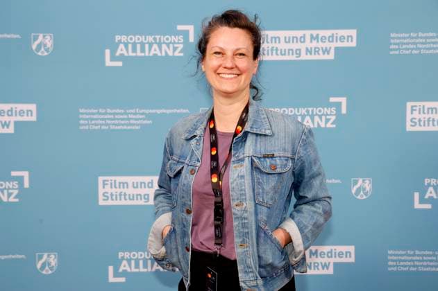 Louise Peter at the reception hosted by the state government of North Rhine-Westphalia, the Film und Medienstiftung NRW and the Production Alliance on the occasion of the 78th Cannes International Film Festival at the Vilebrequin La Plage Ondine Restaurant Beach Club Cannes, 16 05 2025 Foto:xK.xKriegerx xFuturexImagex nrw_5558
