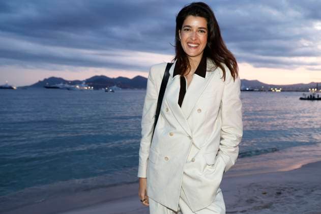 Marie Nasemann at the reception hosted by the state government of North Rhine-Westphalia, the Film und Medienstiftung NRW and the Production Alliance on the occasion of the 78th Cannes International Film Festival at the Vilebrequin La Plage Ondine Restaurant Beach Club Cannes, 16 05 2025 Foto:xK.xKriegerx xFuturexImagex nrw_5564