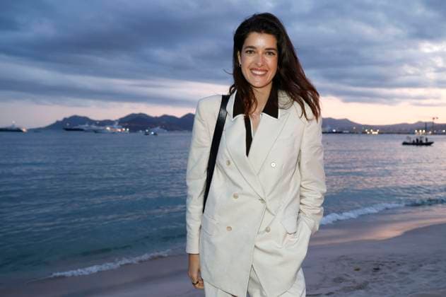Marie Nasemann at the reception hosted by the state government of North Rhine-Westphalia, the Film und Medienstiftung NRW and the Production Alliance on the occasion of the 78th Cannes International Film Festival at the Vilebrequin La Plage Ondine Restaurant Beach Club Cannes, 16 05 2025 Foto:xK.xKriegerx xFuturexImagex nrw_5565