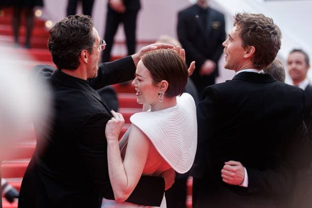 Festival de Cannes Eddington Premiere Pedro Pascal, Emma Stone and Austin Butler at the premiere of Eddington during the 78 Cannes Film Festival at the Palais de Festival on 16 05 2025 Copyright: xEventpressxKochanx