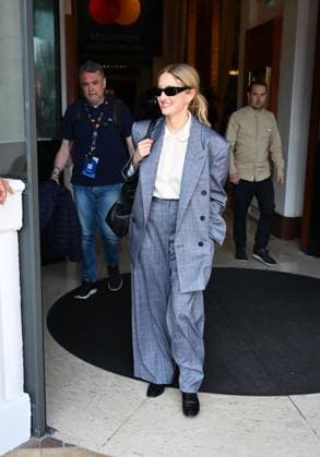 Cannes, 78th Cannes Film Festival 2025 - day 5 - Alba Rorhwacher exits the Hotel Majestic  Copyright: xManuelexMangiarottix xipa-agency.netx xipa-agency.netx xIPAx xipa-agencyxnetx IPA_Agency_IPA57815662