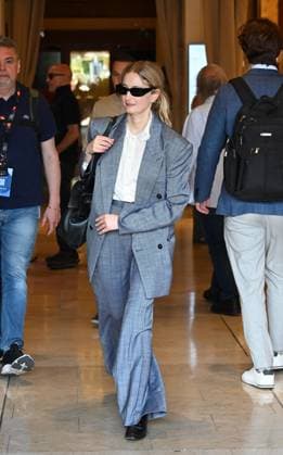 Cannes, 78th Cannes Film Festival 2025 - day 5 - Alba Rorhwacher exits the Hotel Majestic  Copyright: xManuelexMangiarottix xipa-agency.netx xipa-agency.netx xIPAx xipa-agencyxnetx IPA_Agency_IPA57815671