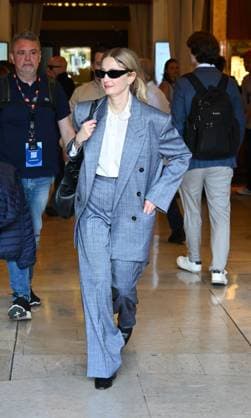 Cannes, 78th Cannes Film Festival 2025 - day 5 - Alba Rorhwacher exits the Hotel Majestic  Copyright: xManuelexMangiarottix xipa-agency.netx xipa-agency.netx xIPAx xipa-agencyxnetx IPA_Agency_IPA57815665