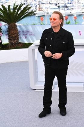 Cannes, 78th Cannes Film Festival 2025 - day 5 - Photocall of the film Bono: Stories of Surrender Cannes, 78th Cannes Film Festival 2025 - day 5 - Photocall of the film Bono: Stories of Surrender . In the photo Bono Vox Cannes France  Copyright: xIPA ABACAx