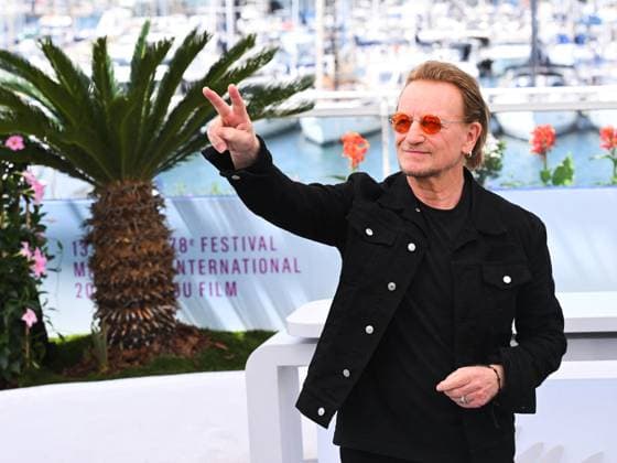 Cannes, 78th Cannes Film Festival 2025 - day 5 - Photocall of the film Bono: Stories of Surrender Cannes, 78th Cannes Film Festival 2025 - day 5 - Photocall of the film Bono: Stories of Surrender . In the photo Bono Vox Cannes France  Copyright: xIPA ABACAx