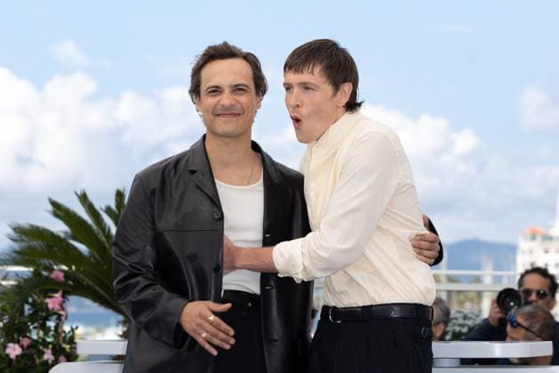 Urchin Photocall - The 78th Annual Cannes Film Festival Franck Dillane and Harris Dickinson pose during the Urchin photocall at the 78th annual Cannes Film Festival at Palais des Festivals on May 17, 2025 in Cannes, France., Credit:Olivier Huitel Avalon France, Cannes  Copyright: xOlivierxHuitelx xAvalonx 1000201268