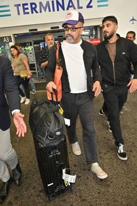 Cannes Jeffrey Wright At Nice Airport JR Jeffrey Wright arriving at Nice airport ahead 78th Cannes Film Festival in Nice, France on May, 17, 2025. Photo by Julien Reynaud APS-Medias ABACAPRESS.COM Nice France  Copyright: xReynaudxJulien APS-Medias ABACAx