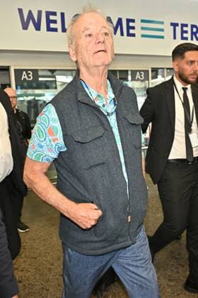Cannes Bill Murray At Nice Airport JR Bill Murray arriving at Nice airport ahead 78th Cannes Film Festival in Nice, France on May, 17, 2025. Photo by Julien Reynaud APS-Medias ABACAPRESS.COM Nice France  Copyright: xReynaudxJulien APS-Medias ABACAx