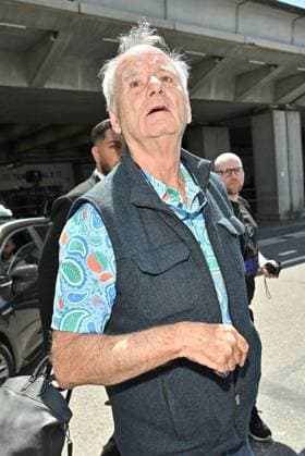 Cannes Bill Murray At Nice Airport JR Bill Murray arriving at Nice airport ahead 78th Cannes Film Festival in Nice, France on May, 17, 2025. Photo by Julien Reynaud APS-Medias ABACAPRESS.COM Nice France  Copyright: xReynaudxJulien APS-Medias ABACAx