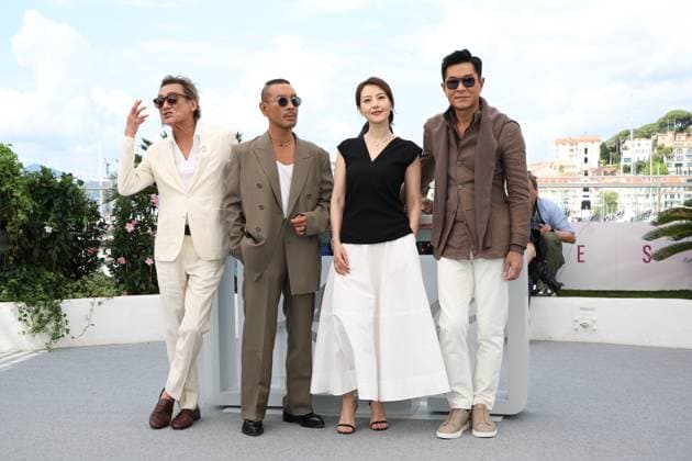 Sons Of The Neon Night Photocall - The 78th Annual Cannes Film Festival Tony Leung Ka-fai, Juno Mak, Gao Yuan Yuan and Louis Koo - Sons Of The Neon Night Photocall - The 78th Annual Cannes Film Festival in Cannes, France on May 17, 2025.  Copyright: x Chassery+Courdjix