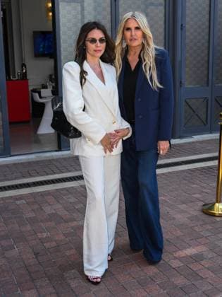 Cannes, 78th Cannes Film Festival 2025 - day 5 - hotel arrivals - Ilenia Pastorelli and Tiziana Rocca  Copyright: xSimonexComix xipa-agency.netx xPoolxPhotoxEventsx05x IPA_Agency_IPA57819334