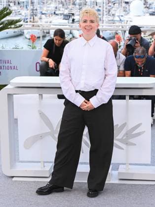 Cannes, France: Cannes, 78th Cannes Film Festival 2025 - day 5 - jury photocall - In the photo: Un Certain Regard Jury President Molly Manning Walker Cannes France  - ZUMAp169 20250517_zea_p169_297 Copyright: xAlbertoxTerenghix