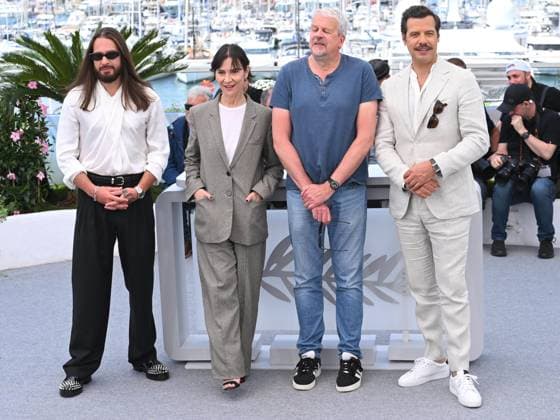 Cannes, 78th Cannes Film Festival 2025 - day 5 - Photocall of the film Marcel Et Monsieur Pagnol . In the photo SCH, Geraldine Pailhas, Sylvain Chomet, Laurent Lafitte,  Copyright: xAlbertoxTerenghix xipa-agency.netx xPoolxPhotoxEventsx05x IPA_Agency_IPA57820365