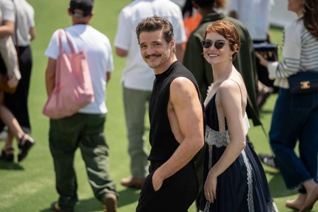 Eddington Press Conference - The 78th Annual Cannes Film Festival Pedro Pascal and Emma Stone pose during the Eddington photocall at the 78th annual Cannes Film Festival at Palais des Festivals in Cannes, France, on May 17, 2025. Cannes France  Copyright: xLucaxCarlinox originalFilename: carlino-notitle250517_npQAd.jpg