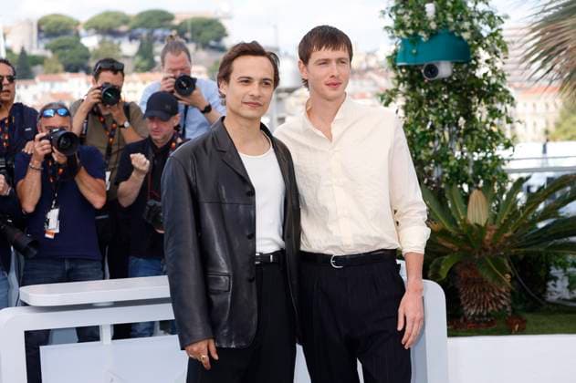 Frank Dillane and Harris Dickinson at the photocall for the movie Urchin at the Festival de Cannes 2025 78 Cannes International Film Festival at the Palais des Festivals Cannes, 17 05 2025 Foto:xD.xBedrosianx xFuturexImagex urchin_5525