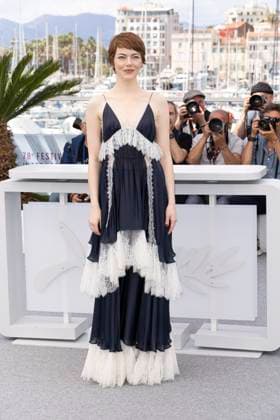 Eddington photocall Emma Stone poses during the Eddington photocall at the 78th annual Cannes Film Festival at Palais des Festivals on May 17, 2025 in Cannes, France. 5 in Cannes, France.  Copyright: x Chassery+Courdjix