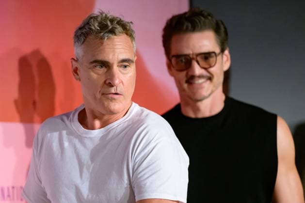 Cannes Eddington Press Conference NG Pedro Pascal and Joaquin Phoenix attending the press conference for ‘Eddington’ at Palais Des Festivals in Cannes, France on May 17 2025 as part of the 78th Cannes Film Festival. Photo by Nicolas Genin ABACAPRESS.COM Cannes France  Copyright: xGeninxNicolas ABACAx