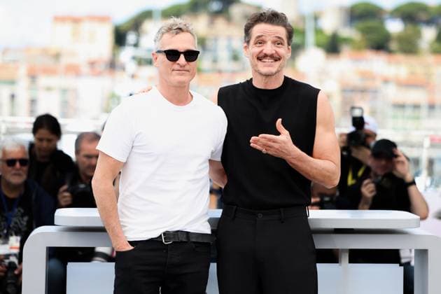 78eme Festival International du Film de Cannes Photocall du film Eddington 78th International Cannes Film Festival Photocall with cast of Eddington movie 444483 2025 05 17 Cannes France Phoenix, Joaquin Pascal, Pedro  Copyright: xIvankaxVoisinx xStarfacex STAR_444483_027