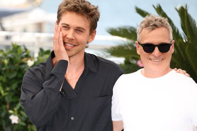 78eme Festival International du Film de Cannes Photocall du film Eddington 78th Cannes Film Festival Photocall with cast of the film Eddington Austin Butler and Joaquin Phoenix 444499 2025 05 17 Cannes France  Copyright: xIsabellexVautierx xStarfacex STAR_444499_006