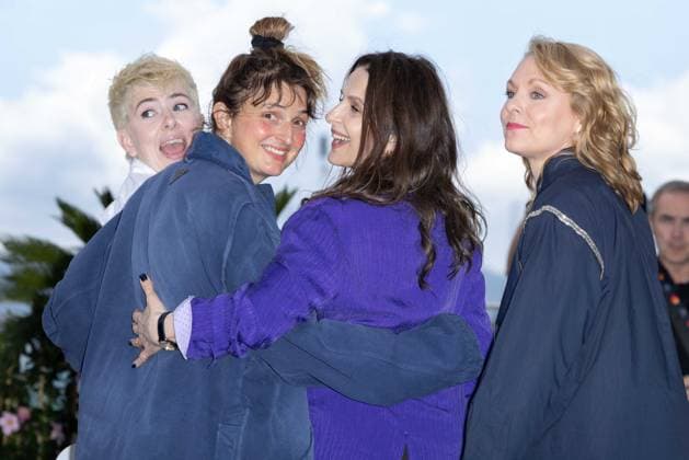 Cannes - Presidents Of The Juries Photocall President of the Short Films Jury Maren Ade, Jury President Juliette Binoche, Camera d Or Jury President Alice Rohrwacher and Un Certain Regard Jury President Molly Manning Walker pose during the Les Presidentes Des Jurys Du 78 Festival De Cannes photocall at the 78th annual Cannes Film Festival at Palais des Festivals on May 17, 2025 in Cannes, France. Photo by Shootpix ABACAPRESS.COM Cannes France  Copyright: xShootpix ABACAx