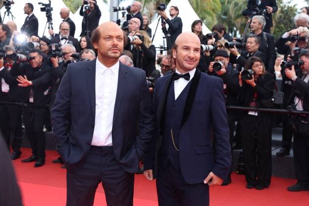 Cannes - Nouvelle Vague Red Carpet Kev Adams and Michael Youn attending the Nouvelle Vague (New Wave) red carpet at the 78th annual Cannes Film Festival at Palais des Festivals on May 17, 2025 in Cannes, France. Photo by Jerome Domine ABACAPRESS.COM Cannes France  Copyright: xDominexJerome ABACAx