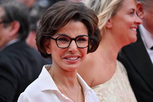 Cannes Nouvelle Vague Screening JR Rachida Dati attending the screening of Nouvelle Vague at 78th Cannes Film Festival in Cannes, France on May, 17, 2025. Photo by Julien Reynaud APS-Medias ABACAPRESS.COM Cannes France  Copyright: xReynaudxJulien APS-Medias ABACAx