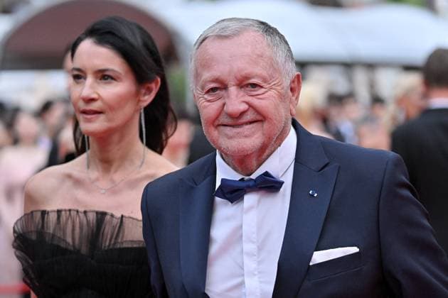 Cannes Nouvelle Vague Screening JR Jean Michel Aulas attending the screening of Nouvelle Vague at 78th Cannes Film Festival in Cannes, France on May, 17, 2025. Photo by Julien Reynaud APS-Medias ABACAPRESS.COM Cannes France  Copyright: xReynaudxJulien APS-Medias ABACAx