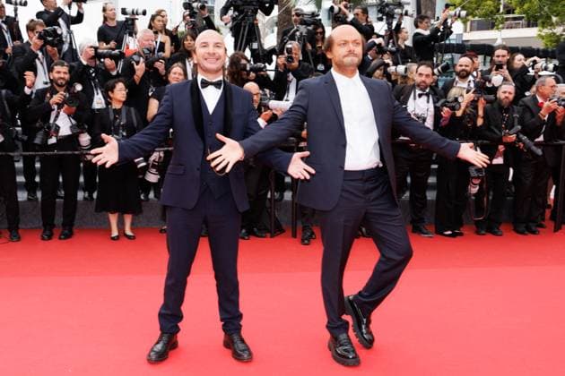 M Montée des marches du film Nouvelle vague lors du 78ème Festival International du Film de Cannes Michael Youn, Kev Adams Montée des marches du film Nouvelle vague lors du 78ème Festival International du Film de Cannes, au Palais des Festivals à Cannes Le 17 mai 2025 Jacovides Moreau Bestimage Red carpet for the movie New Wave during the 78th Cannes International Film Festival at the Palais des Festivals in Cannes, France On may 17th 2025 Cannes France  Copyright: xJACOVIDES-MOREAUx xBESTIMAGExJACOVIDES-MOREAUx xBESTIMAGEx