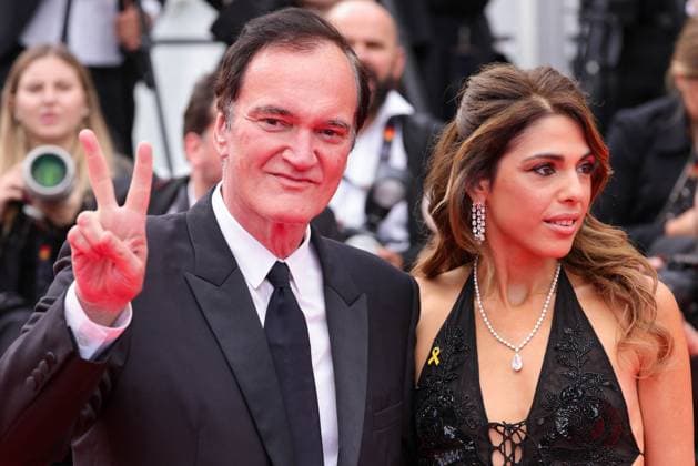 Cannes - Nouvelle Vague Red Carpet Daniella Tarantino and Quentin Tarantino attend the Nouvelle Vague (New Wave) red carpet at the 78th annual Cannes Film Festival at Palais des Festivals on May 17, 2025 in Cannes, France. Photo by Shootpix ABACAPRESS.COM Cannes France  Copyright: xShootpix ABACAx