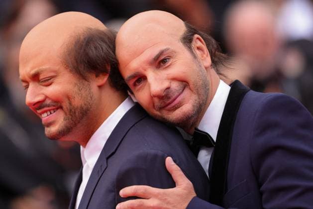 Cannes - Nouvelle Vague Red Carpet Kev Adams and Michaël Youn attend the Nouvelle Vague (New Wave) red carpet at the 78th annual Cannes Film Festival at Palais des Festivals on May 17, 2025 in Cannes, France. Photo by Shootpix ABACAPRESS.COM Cannes France  Copyright: xShootpix ABACAx