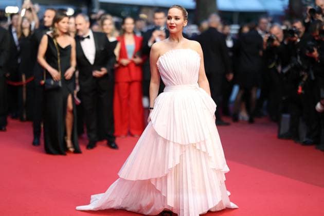 Cannes Die My Love Screening JD Jennifer Lawrence attend the Die My Love red carpet at the 78th annual Cannes Film Festival at Palais des Festivals on May 17, 2025 in Cannes, France. Photo by Jerome Domine ABACAPRESS.COM Cannes France  Copyright: xDominexJerome ABACAx