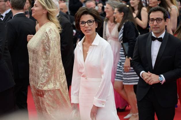 Cannes Nouvelle Vague Red Carpet NG Rachida Dati attending the ‘Nouvelle Vague (New Wave)’ Screening and Red Carpet at Palais Des Festivals in Cannes, France on May 17 2025 as part of the 78th Cannes Film Festival. Photo by Nicolas Genin ABACAPRESS.COM Cannes France  Copyright: xGeninxNicolas ABACAx