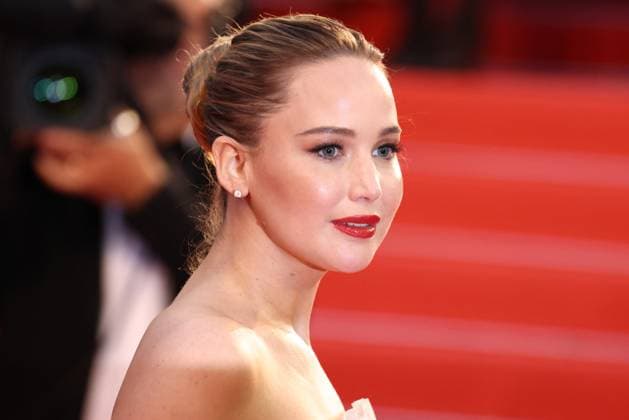 Cannes Die My Love Screening JD Jennifer Lawrence attend the Die My Love red carpet at the 78th annual Cannes Film Festival at Palais des Festivals on May 17, 2025 in Cannes, France. Photo by Jerome Domine ABACAPRESS.COM Cannes France  Copyright: xDominexJerome ABACAx