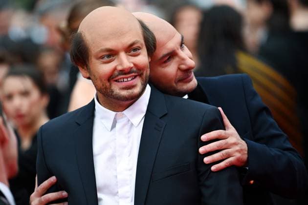 78eme Festival International du Film de Cannes Montée des marches Nouvelle Vague Festival de Cannes 2025 Red carpet Nouvelle vague Michael Youn, Kev Adams 444525 2025 05 17 France Youn, Michael Adams, Kev  Copyright: xLionelxGuericolas MPPx STAR_444525_009