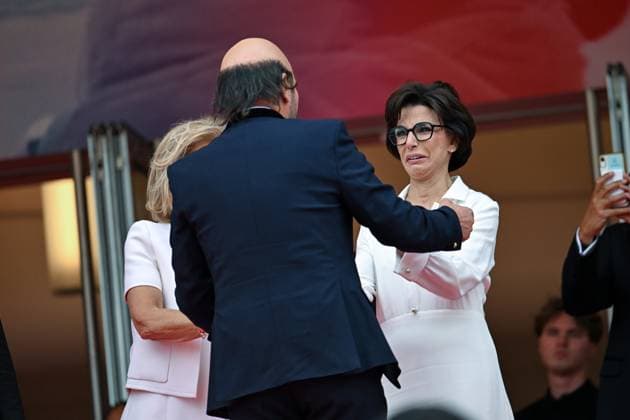 78eme Festival International du Film de Cannes Montée des marches Nouvelle Vague Festival de Cannes 2025 Red carpet Nouvelle vague Michael Youn, Kev Adams, Iris Knobloch, Rachida Dati 444525 2025 05 17 France Adams, Kev  Copyright: xLionelxGuericolas MPPx STAR_444525_015