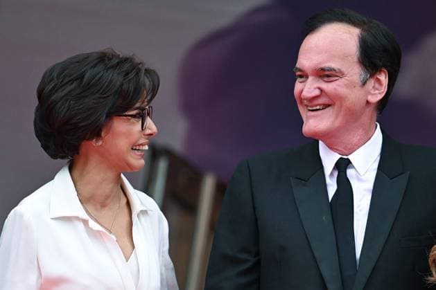 78eme Festival International du Film de Cannes Montée des marches Nouvelle Vague Festival de Cannes 2025 Red carpet Nouvelle vague Rachida Dati, Quentin Tarantino, Daniella Tarantino 444525 2025 05 17 France  Copyright: xLionelxGuericolas MPPx STAR_444525_032