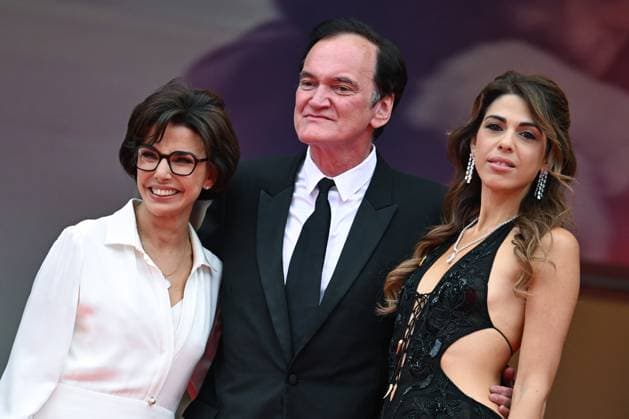 78eme Festival International du Film de Cannes Montée des marches Nouvelle Vague Festival de Cannes 2025 Red carpet Nouvelle vague Rachida Dati, Quentin Tarantino, Daniella Tarantino 444525 2025 05 17 France  Copyright: xLionelxGuericolas MPPx STAR_444525_034