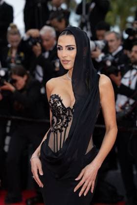 Cannes - Nouvelle Vague Red Carpet Giuilia Salemi attends the Nouvelle Vague (New Wave) red carpet at the 78th annual Cannes Film Festival at Palais des Festivals on May 17, 2025 in Cannes, France. Photo by Shootpix ABACAPRESS.COM Cannes France  Copyright: xShootpix ABACAx