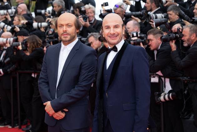 Cannes - Nouvelle Vague Red Carpet Kev Adams and Michaël Youn attend the Nouvelle Vague (New Wave) red carpet at the 78th annual Cannes Film Festival at Palais des Festivals on May 17, 2025 in Cannes, France. Photo by Shootpix ABACAPRESS.COM Cannes France  Copyright: xShootpix ABACAx