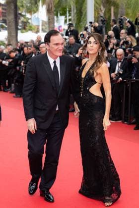 Cannes - Nouvelle Vague Red Carpet Daniella Tarantino and Quentin Tarantino attend the Nouvelle Vague (New Wave) red carpet at the 78th annual Cannes Film Festival at Palais des Festivals on May 17, 2025 in Cannes, France. Photo by Shootpix ABACAPRESS.COM Cannes France  Copyright: xShootpix ABACAx