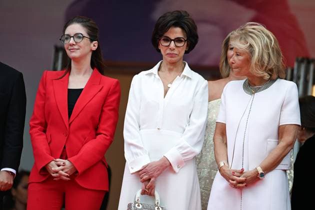 78eme Festival International du Film de Cannes Montée des marches Nouvelle Vague Festival de Cannes 2025 Red carpet Nouvelle vague Aurore Berge, Rachida Dati, Iris Knobloch 444525 2025 05 17 France  Copyright: xLionelxGuericolas MPPx STAR_444525_089