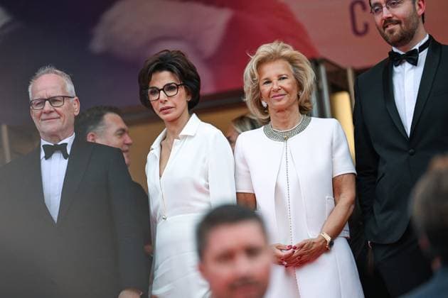78eme Festival International du Film de Cannes Montée des marches Nouvelle Vague Festival de Cannes 2025 Red carpet Nouvelle vague Thierry Fremaux, Rachida Dati, Iris Knobloch 444525 2025 05 17 France  Copyright: xLionelxGuericolas MPPx STAR_444525_097