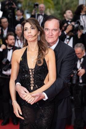 Cannes - Nouvelle Vague Red Carpet Daniella Tarantino and Quentin Tarantino attend the Nouvelle Vague (New Wave) red carpet at the 78th annual Cannes Film Festival at Palais des Festivals on May 17, 2025 in Cannes, France. Photo by Shootpix ABACAPRESS.COM Cannes France  Copyright: xShootpix ABACAx