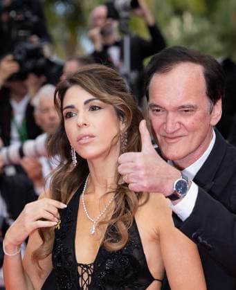 Cannes - Nouvelle Vague Red Carpet Daniella Tarantino and Quentin Tarantino attend the Nouvelle Vague (New Wave) red carpet at the 78th annual Cannes Film Festival at Palais des Festivals on May 17, 2025 in Cannes, France. Photo by Shootpix ABACAPRESS.COM Cannes France  Copyright: xShootpix ABACAx