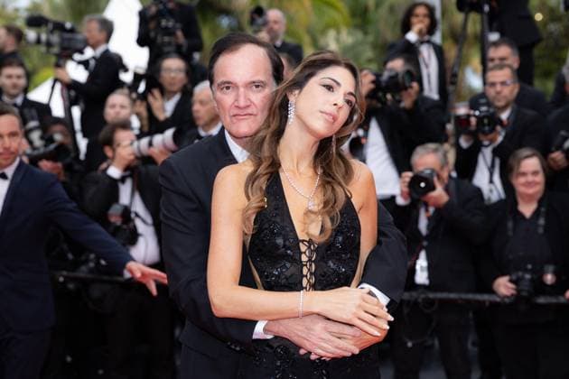 Cannes - Nouvelle Vague Red Carpet Daniella Tarantino and Quentin Tarantino attend the Nouvelle Vague (New Wave) red carpet at the 78th annual Cannes Film Festival at Palais des Festivals on May 17, 2025 in Cannes, France. Photo by Shootpix ABACAPRESS.COM Cannes France  Copyright: xShootpix ABACAx